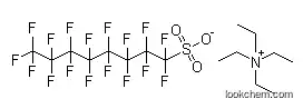 Molecular Structure of 56773-42-3 (Heptadecafluorooctanesulfonic acid tetraethylammonium salt)